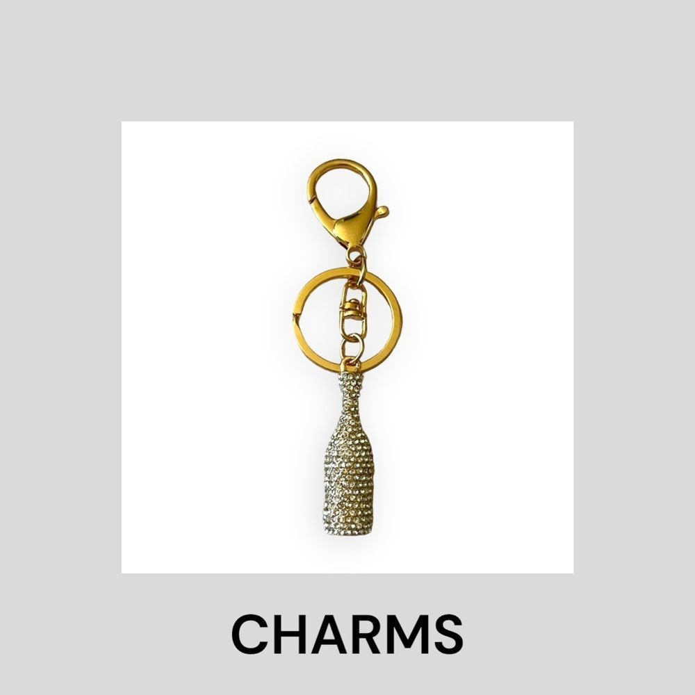 Bottle Purse Charm or Keychain